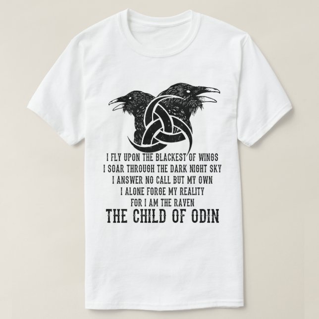 Viking Child of Odin T Shirt (Design framsida)