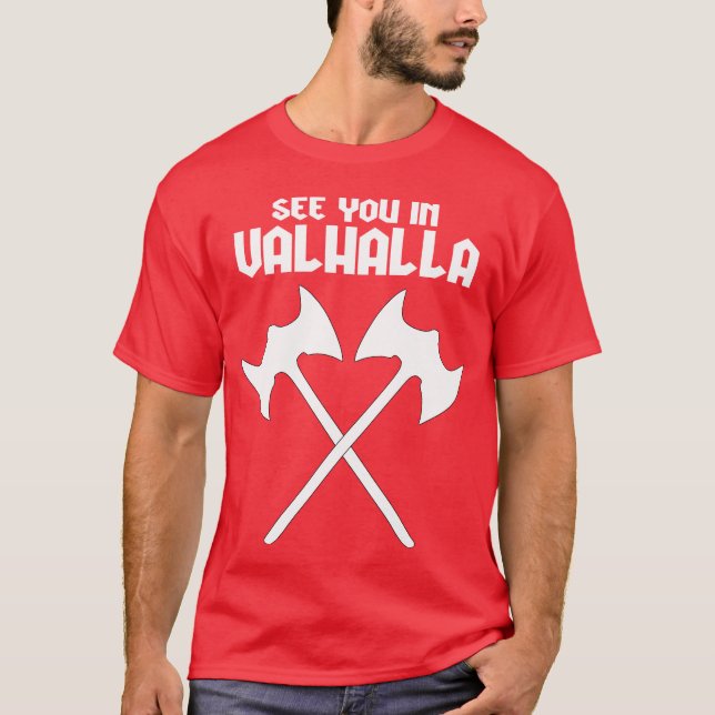 Viking citat vän t shirt (Framsida)