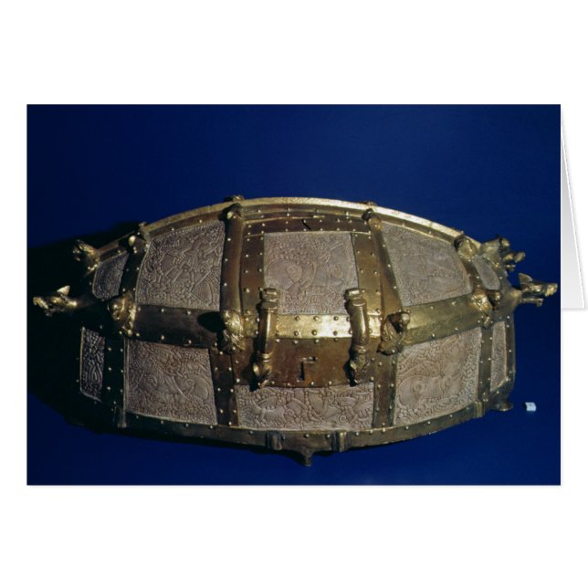 Viking Coffer för guld Hälsningskort (Framsidan Horizontal)