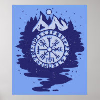 Viking Compass Nordic Symbols