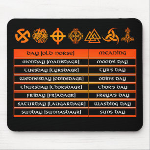 Viking dagar Mousepad Musmatta