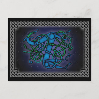 Viking Design-vykort - beasten Urnes Vykort