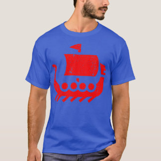 Viking Dragon Boat i nöd T Shirt