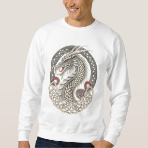 Viking Dragon Guardian - Epic Norse Mythology Lång Ärmad Tröja