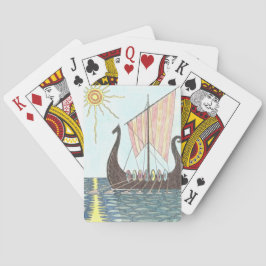 VIKING DRAGONBOAT-spelkort Spel Kort