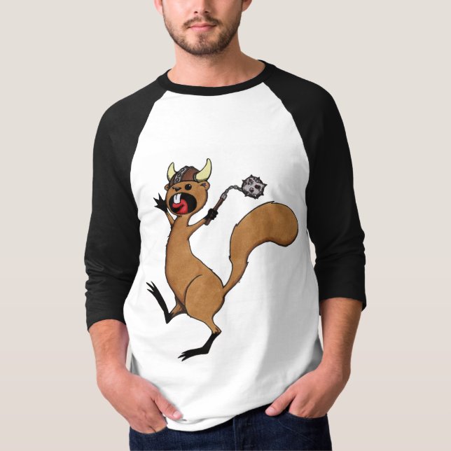 Viking ekorre t-shirt (Framsida)