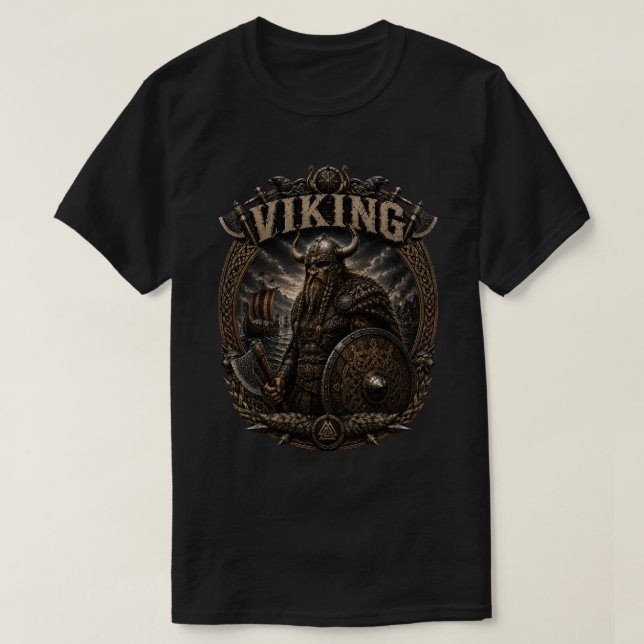 Viking elitkrigare t-shirt (Design framsida)