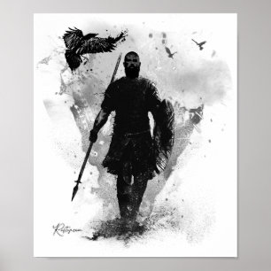 Viking ett steg åt gången till Valhalla Poster