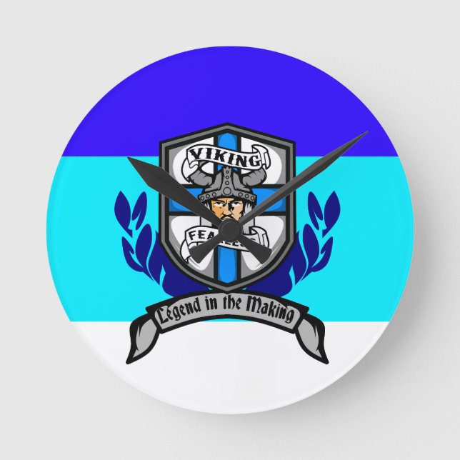 Viking Fearless - Väggklocka (Framsida)