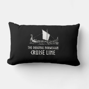 Viking Frakt Cruise Line Odin och Valhalla Lumbarkudde