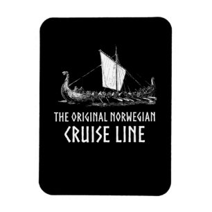 Viking Frakt Cruise Line Odin och Valhalla Magnet
