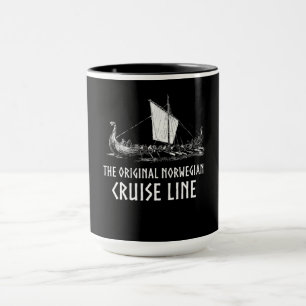 Viking Frakt Cruise Line Odin och Valhalla Mugg