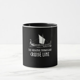 Viking Frakt Cruise Line Odin och Valhalla Mugg