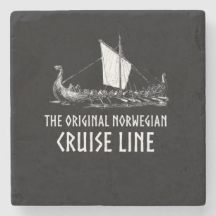 Viking Frakt Cruise Line Odin och Valhalla Stenunderlägg