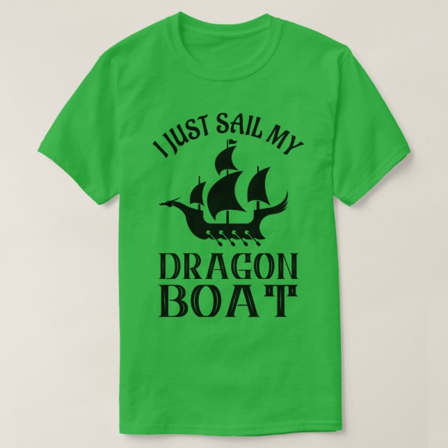 Viking Frakt Dragon Boat T Shirt (Design framsida)