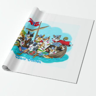 Viking frakt fylld med Corgis Presentpapper