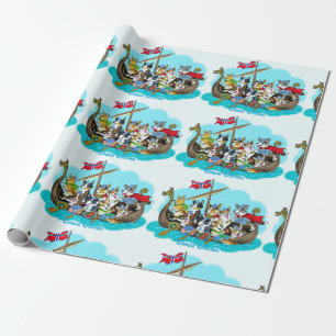 Viking frakt fylld med Corgis Presentpapper