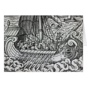 Viking frakt hälsningskort