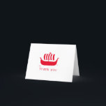 Viking frakt-långbåtskonstruktion tack kort<br><div class="desc">Ändra färgaden bakom frakten om du vill ändra fraktaserna färg</div>