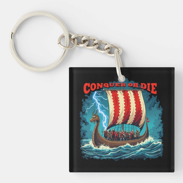 Viking Frakt Nordic Warrior Conquer eller Die (Framsidan)