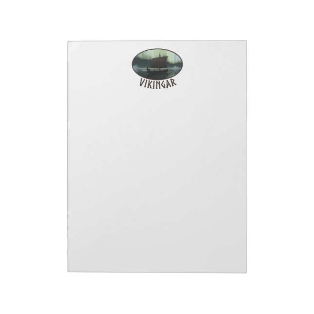 Viking Frakt och norra Ljus Anteckningsblock (Roterad)