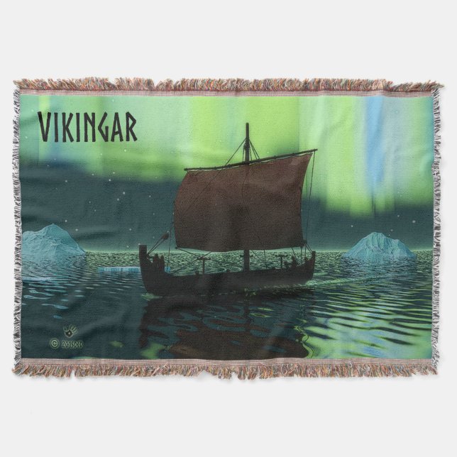 Viking Frakt och norra Ljus Filt (Framsidan)