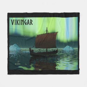 Viking Frakt och norra Ljus Fleecefilt