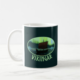 Viking Frakt och norra Ljus Kaffemugg