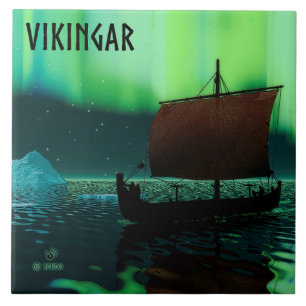 Viking Frakt och norra Ljus Kakelplatta