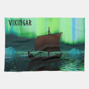 Viking Frakt och norra Ljus Kökshandduk