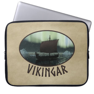 Viking Frakt och norra Ljus Laptop Fodral