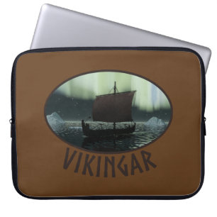 Viking Frakt och norra Ljus Laptop Sleeve