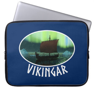 Viking Frakt och norra Ljus Laptop Sleeve