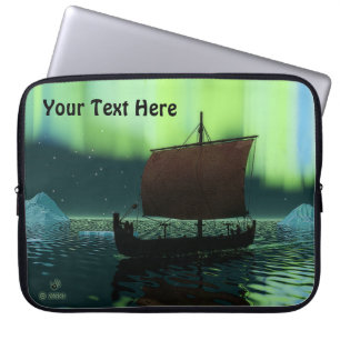 Viking Frakt och norra Ljus Laptop Sleeve