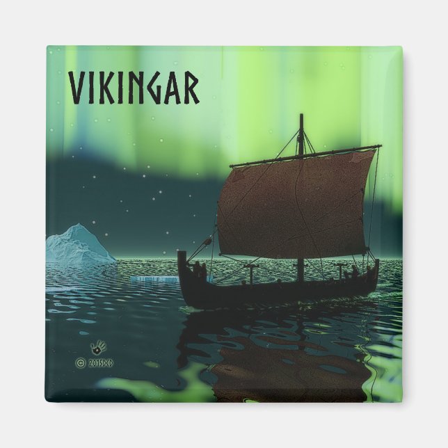Viking Frakt och norra Ljus Magnet (Framsidan)