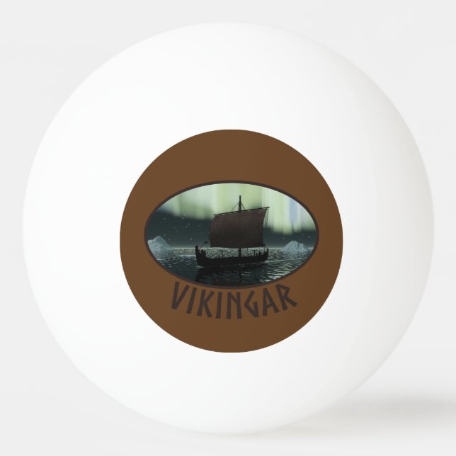 Viking Frakt och norra Ljus Pingisboll (Framsidan)