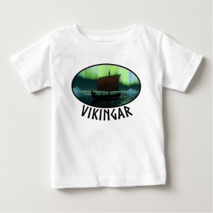 Viking Frakt och norra Ljus T-shirt