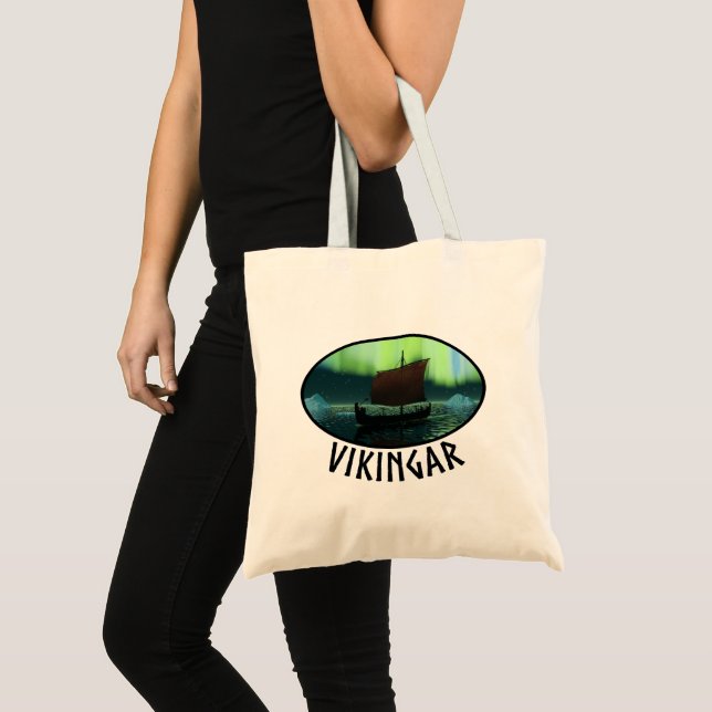 Viking Frakt och norra Ljus Tygkasse (Framsida (produkt))