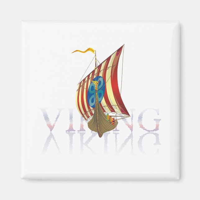 Viking frakt reflekterar över mystiska vatten magnet (Framsidan)