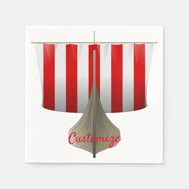 Viking Frakt Sailing Thunder_Cove Pappersservett (Framsidan)