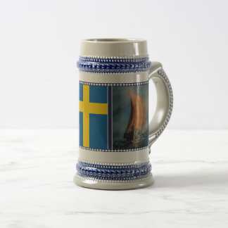 Viking frakt segling, sjödimma, Sverige flagga Sejdel