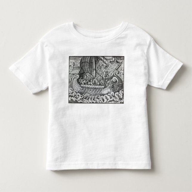 Viking frakt t shirt (Framsida)