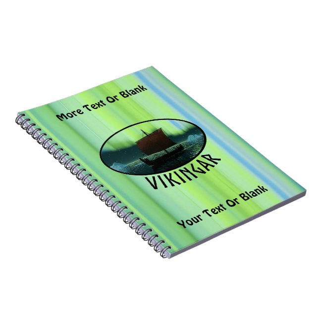 Viking Frakt under norra Ljus Anteckningsbok (Högra Sidan)
