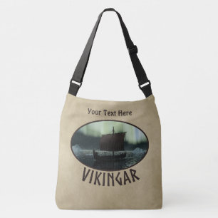 Viking Frakt under norra Ljus Axelväska
