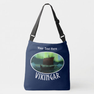 Viking Frakt under norra Ljus Axelväska