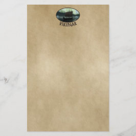 Viking Frakt under norra Ljus Brevpapper