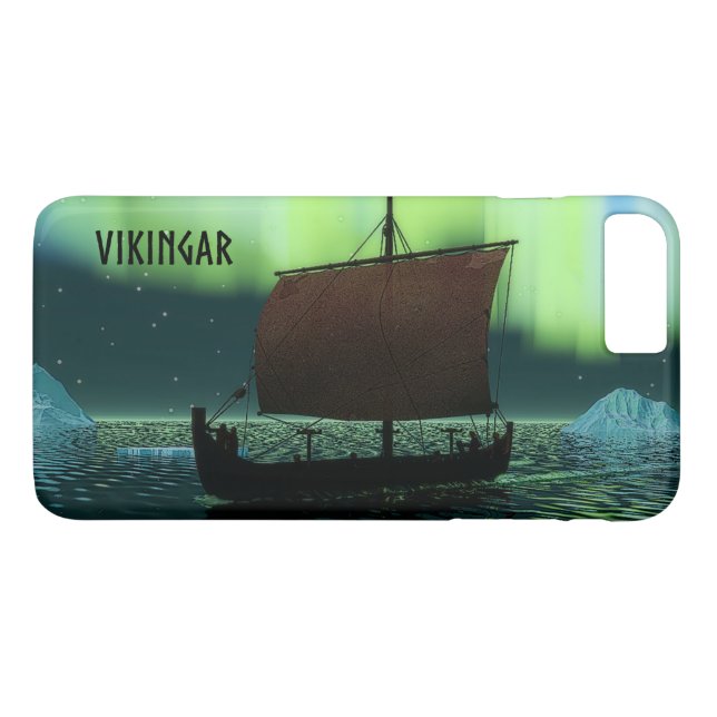 Viking Frakt under norra Ljus Case-Mate iPhone Skal (Baksida (horisontal))