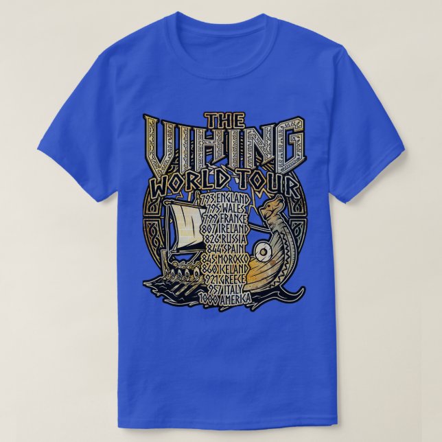 Viking Frakt World Tour T Shirt (Design framsida)