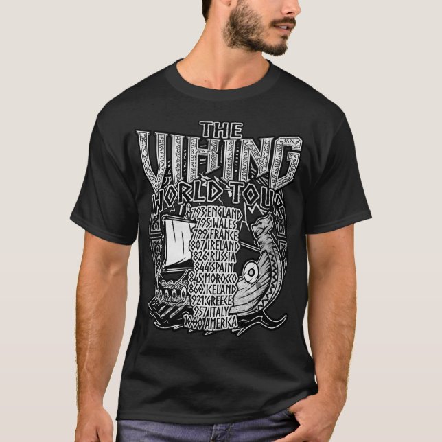 Viking Frakt World Tour T Shirt (Framsida)