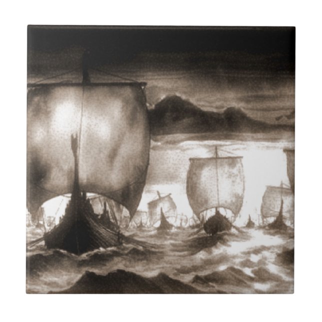 VIKING FRAKTER KAKELPLATTA (Framsidan)